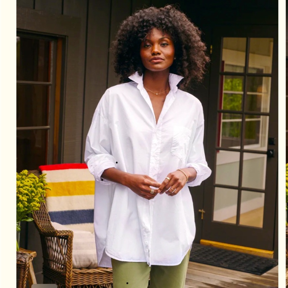 Frank and Eileen- The Shirley Everyday Poplin Shirt- Brand New - Size Small